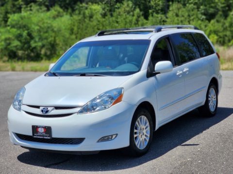 Arctic Frost Pearl 2008 Toyota Sienna XLE AWD