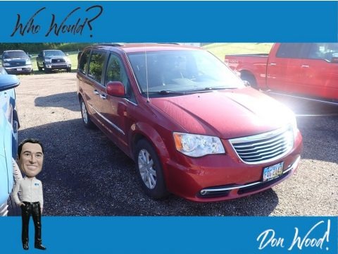 Deep Cherry Red Crystal Pearl 2014 Chrysler Town & Country Touring