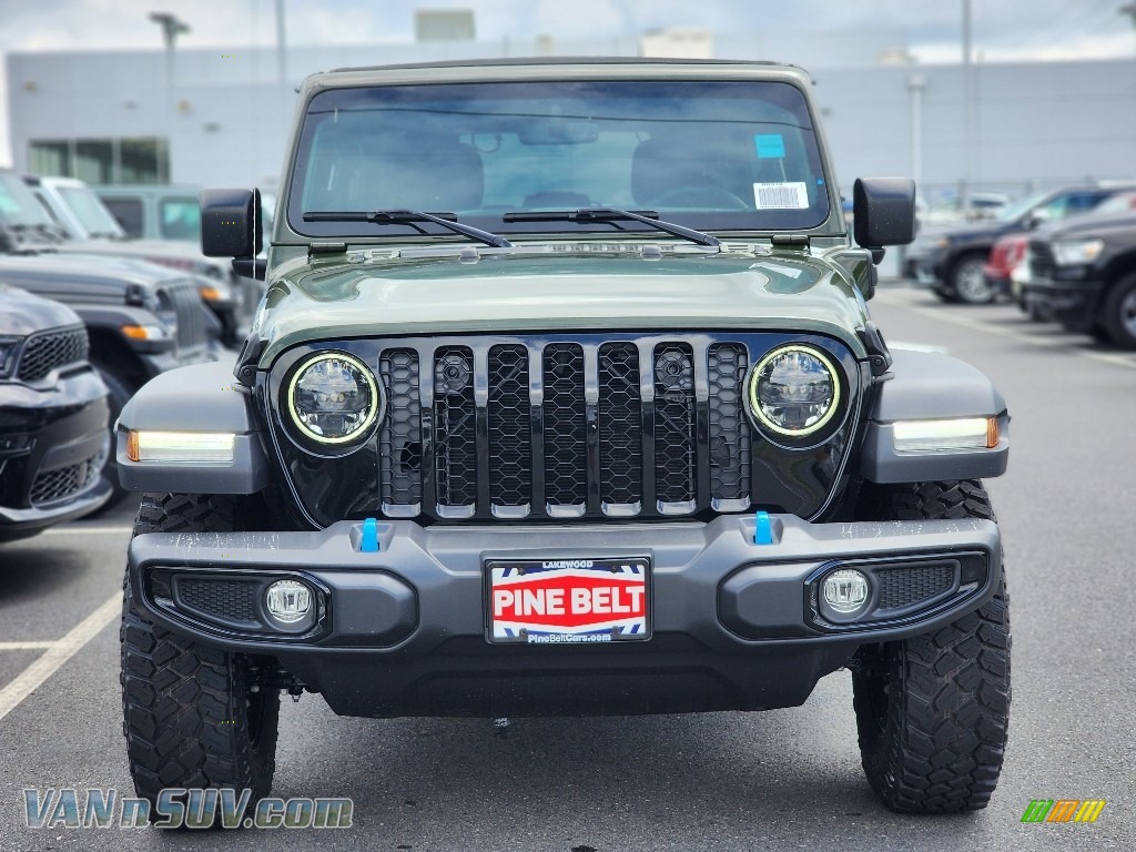 2023 Wrangler Unlimited Willys 4XE Hybrid - Sarge Green / Black photo #2