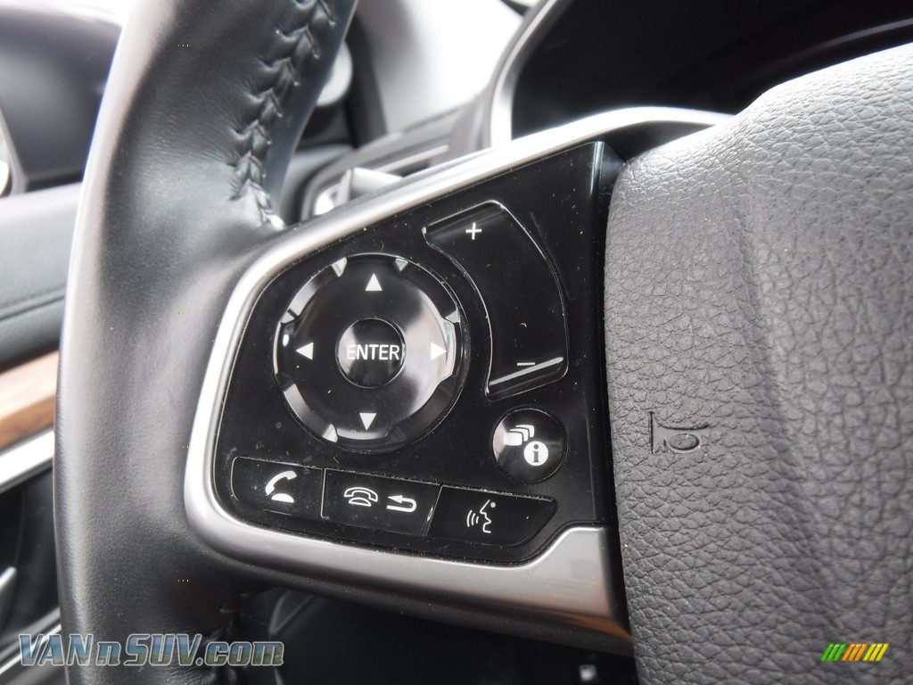 2020 CR-V Touring AWD - Crystal Black Pearl / Gray photo #12