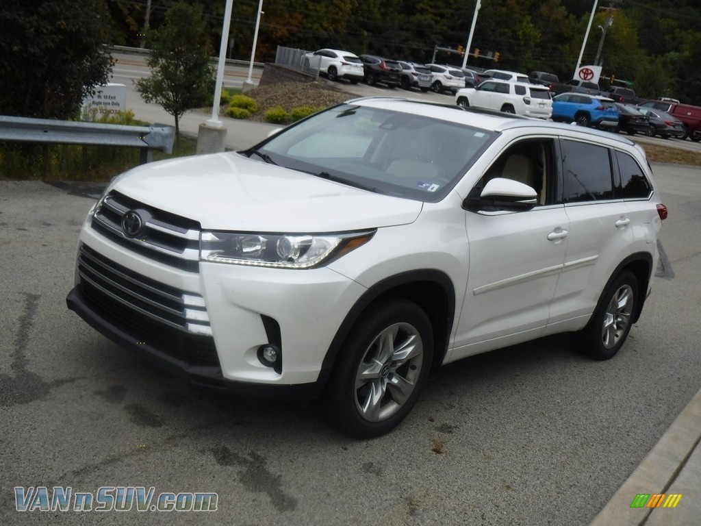 2019 Highlander Limited AWD - Blizzard Pearl White / Almond photo #6