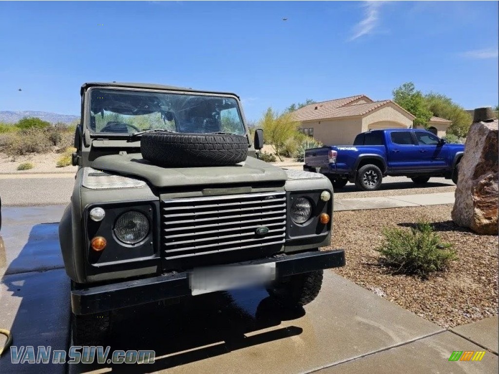1996 Defender 90 Soft Top - Army Green / Black photo #6