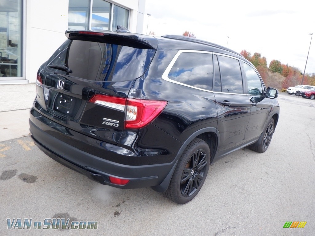 2021 Pilot Special Edition AWD - Crystal Black Pearl / Black photo #22