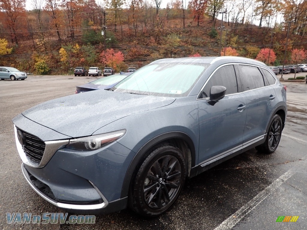 Polymetal Gray / Red Mazda CX-9 Carbon Edition AWD