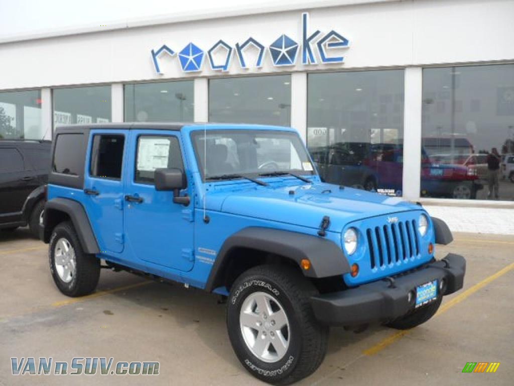 Cosmos blue jeep wrangler unlimited for sale #4