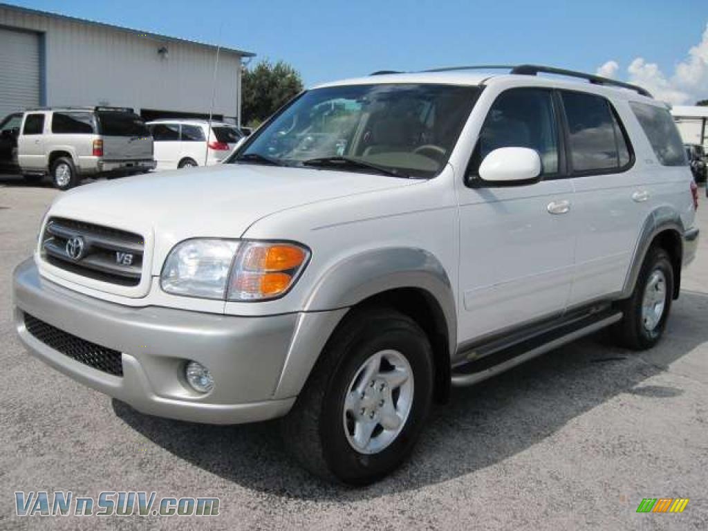 2003 Toyota Sequoia Sr5 In Natural White 189432 Vans