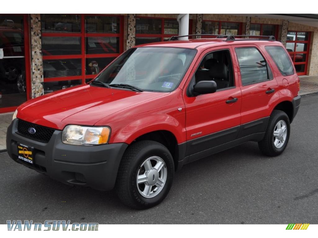 2002 Ford Escape XLS V6 4WD in Bright Red A35248 Vans