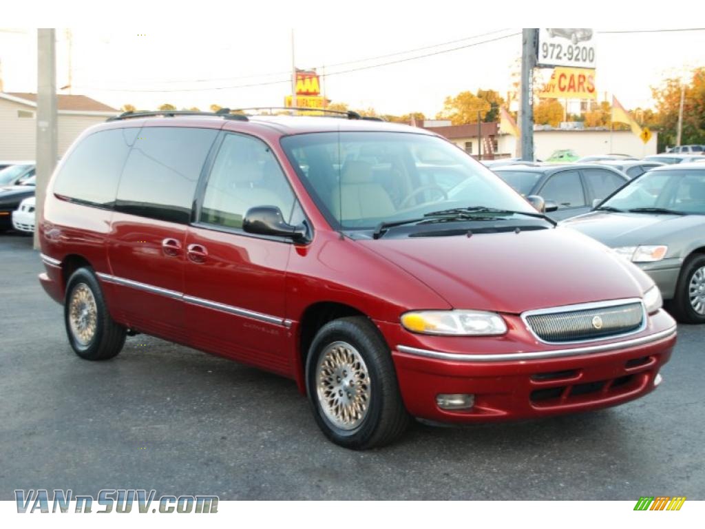 1997 Chrysler Town & Country LXi in Candy Apple Red