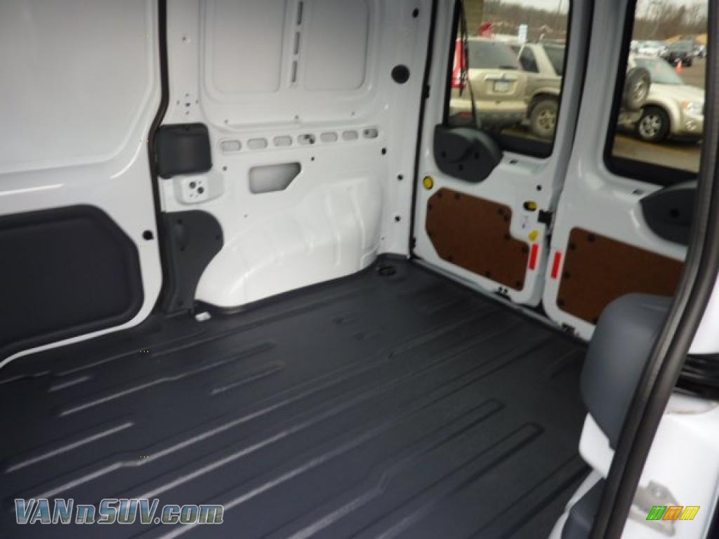 2011 Transit Connect XL Cargo Van - Frozen White / Dark Grey photo #13
