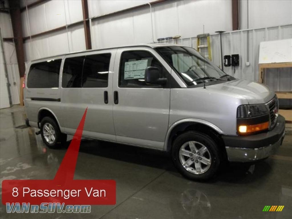 2010 Gmc Savana Van Lt 1500 Passenger In Pure Silver Metallic 181297 Vannsuv Com Vans And Suvs For Sale In The Us