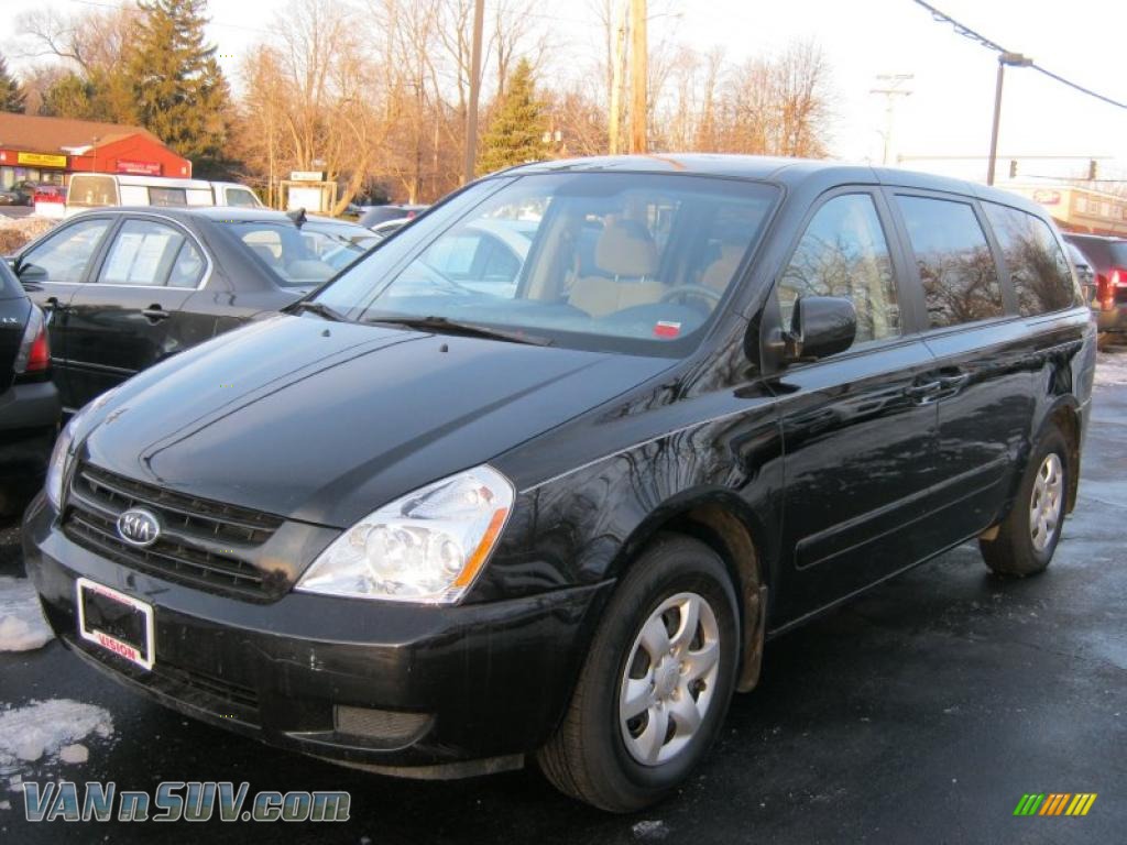 2006 Kia Sedona LX in Midnight Black - 047631 | VANnSUV ...