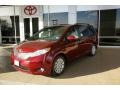 Toyota Sienna Limited AWD Salsa Red Pearl photo #1