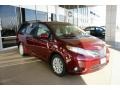 Toyota Sienna Limited AWD Salsa Red Pearl photo #2