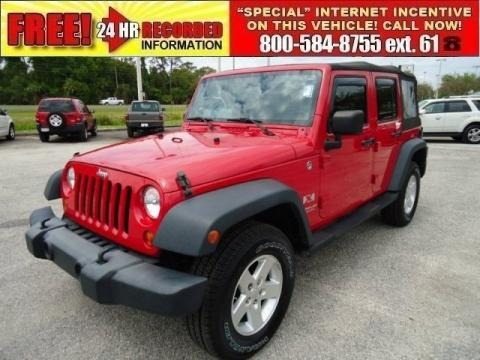 Jeep Wrangler Unlimited X 2008. 2008 Jeep Wrangler Unlimited X