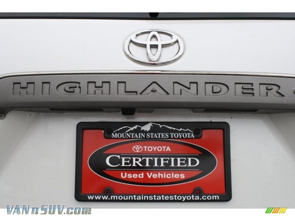 2008 Highlander Sport 4WD - Blizzard White Pearl / Black photo #28
