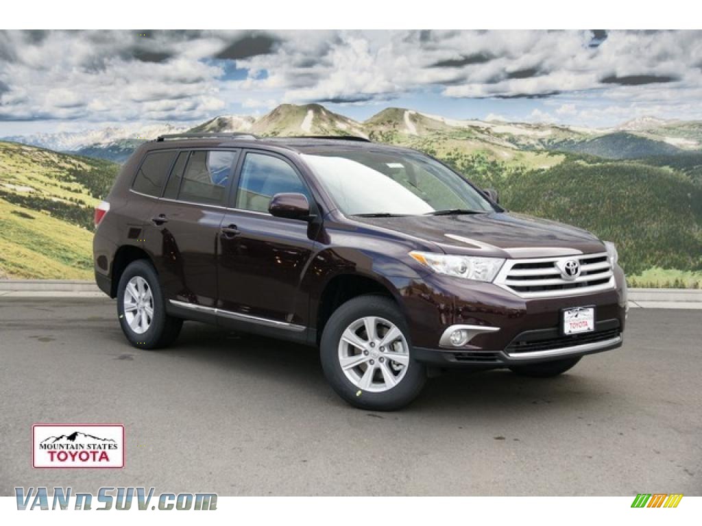 2011 Toyota Highlander V6 4wd In Sizzling Crimson Mica Photo 2