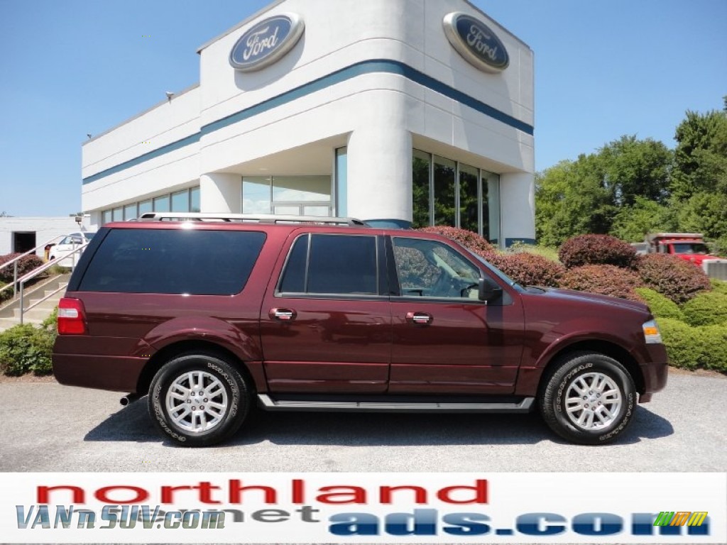 Royal Red Metallic / Camel Ford Expedition EL XLT 4x4