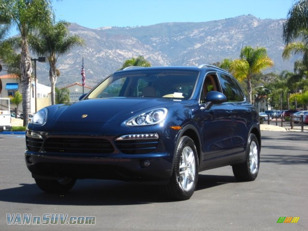 2012 Porsche Cayenne in Dark Blue Metallic A00535