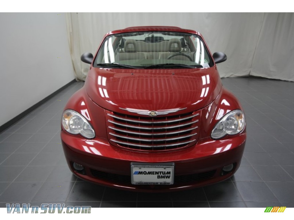 2006 PT Cruiser GT Convertible - Inferno Red Crystal Pearl / Pastel Pebble Beige photo #4