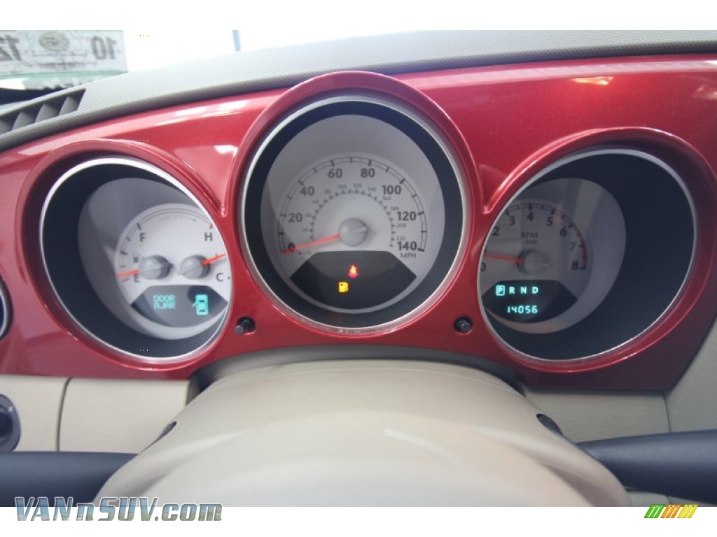 2006 PT Cruiser GT Convertible - Inferno Red Crystal Pearl / Pastel Pebble Beige photo #41