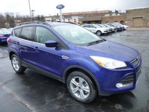 2013 Ford Escapeecoboost on Deep Impact Blue Metallic 2013 Ford Escape Se 2 0l Ecoboost 4wd
