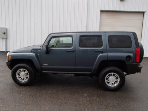 Slate Blue Metallic 2007 Hummer H3 Slate Blue Metallic 2007 Hummer H3