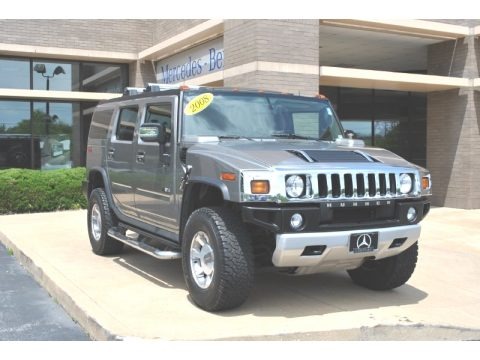 Graystone Metallic 2008 Hummer H2 SUV Graystone Metallic 2008 Hummer H2 SUV