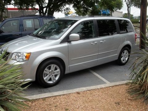 Bright Silver Metallic 2012 Dodge Grand Caravan Crew