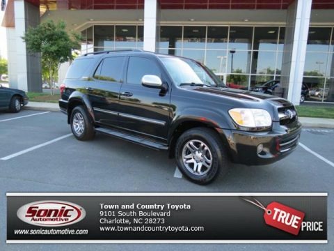 Black 2007 Toyota Sequoia Limited