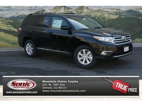 Black 2013 Toyota Highlander SE 4WD
