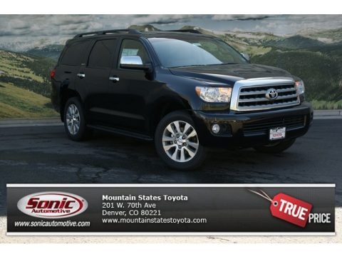 Black 2013 Toyota Sequoia Limited 4WD