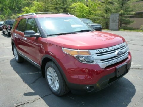 Ruby Red Metallic 2013 Ford Explorer XLT 4WD