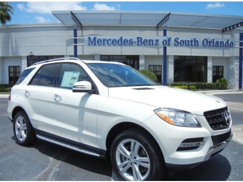 Arctic White 2013 Mercedes-Benz ML 350 4Matic
