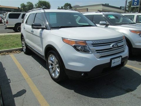Oxford White 2013 Ford Explorer XLT