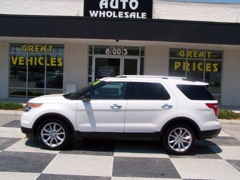 Oxford White 2013 Ford Explorer XLT
