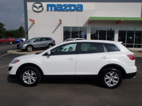 Crystal White Pearl Mica 2012 Mazda CX-9 Sport AWD