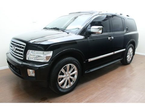 Liquid Onyx Black 2008 Infiniti QX 56 4WD