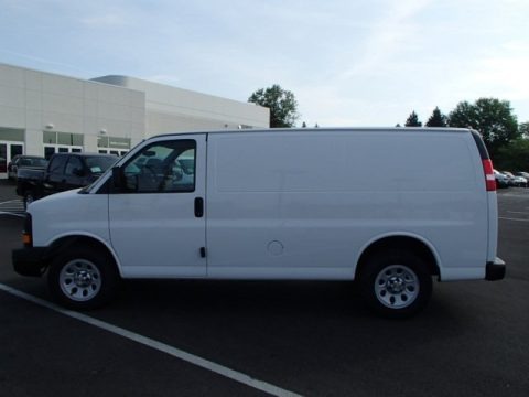 Summit White 2013 Chevrolet Express 1500 AWD Cargo Van