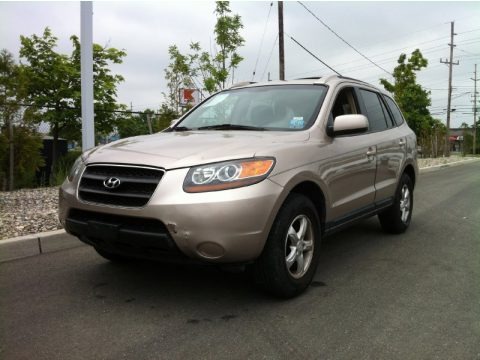Golden Beige 2007 Hyundai Santa Fe GLS Golden Beige 2007 Hyundai Santa Fe GLS