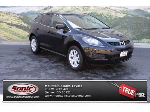 Brilliant Black 2008 Mazda CX-7 Sport