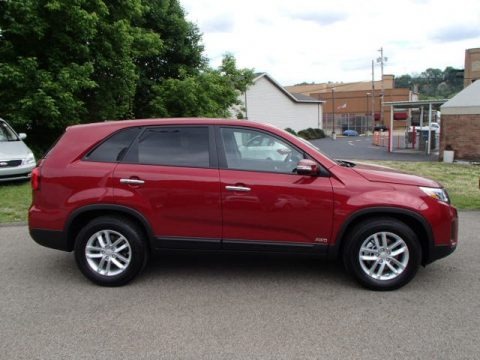 Dark Cherry 2014 Kia Sorento LX AWD Dark Cherry 2014 Kia Sorento LX AWD