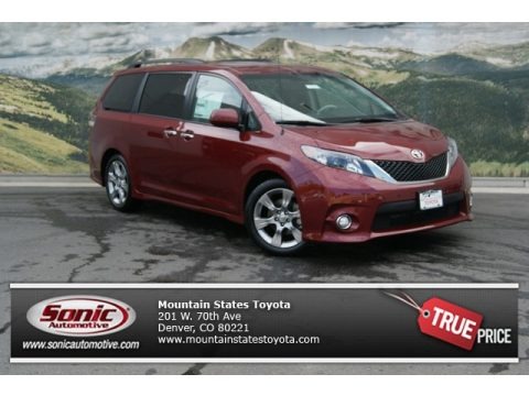 Salsa Red Pearl 2013 Toyota Sienna SE