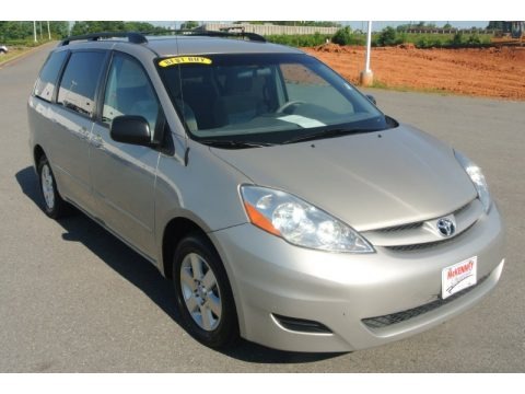 Silver Pine Mica 2010 Toyota Sienna LE
