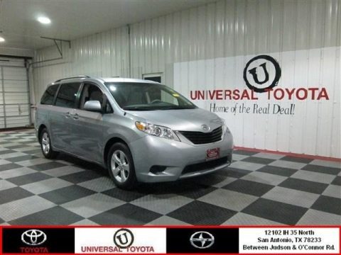 Silver Sky Metallic 2012 Toyota Sienna LE