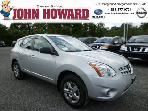 Brilliant Silver 2013 Nissan Rogue S AWD Brilliant Silver 2013 Nissan Rogue S AWD