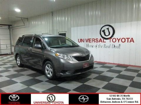 Predawn Gray Mica 2012 Toyota Sienna LE