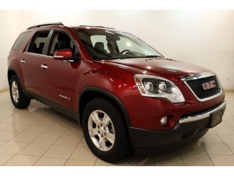 Red Jewel 2008 GMC Acadia SLT AWD