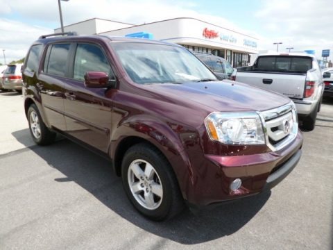 Priority Acura on Dark Cherry Pearl Honda Pilot Ex L 4wd Suvs For Sale   Vannsuv Com