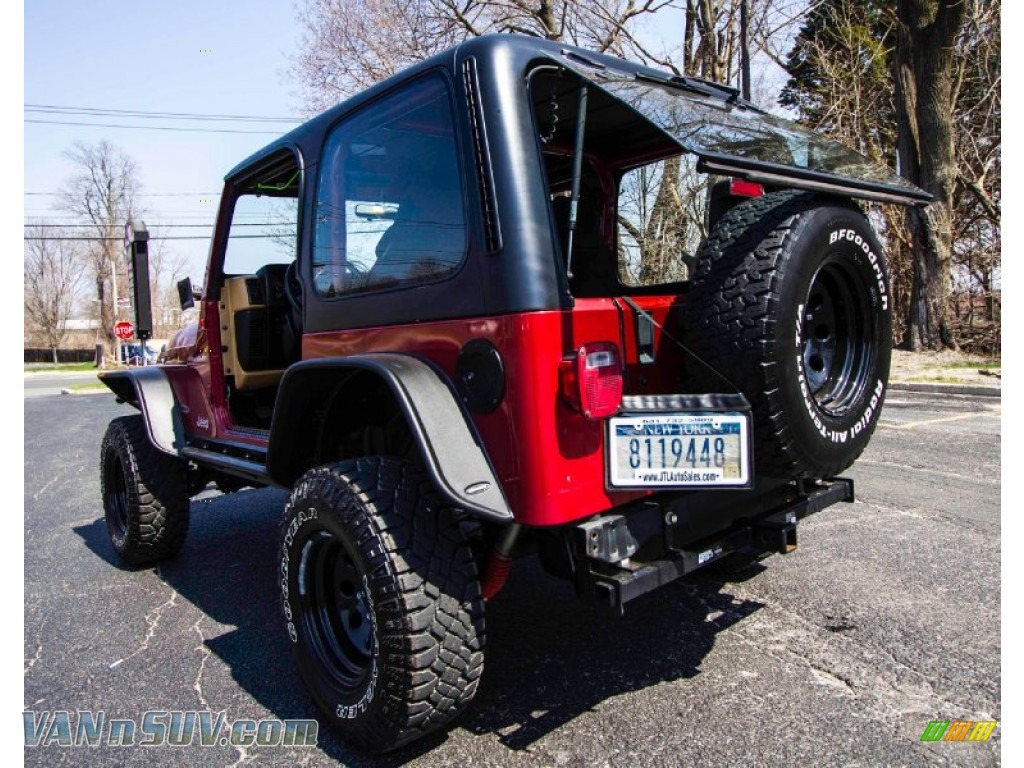 1998 Jeep Wrangler SE 4x4 in Chili Pepper Red Pearl photo 4 761769